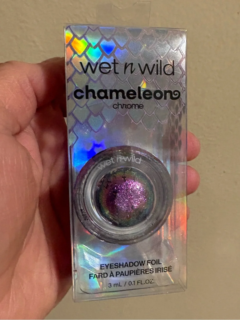 wet n wild Chameleon Chrome Eyeshadow Foil Multichrome Purple New Factory Sealed